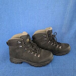 Camel Crown Waterproof Ankle-High All-Terrain Hiking Boots Nubuck Leather Size 9